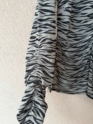 Top Patrizia Pepe fantasia zebrata