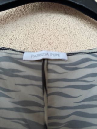 Top Patrizia Pepe fantasia zebrata