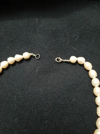 Collar de perlas auténticas