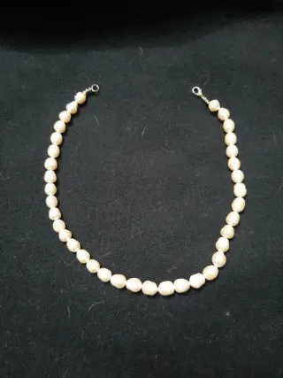 Collar de perlas auténticas