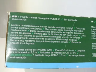 Metro Digital PARKSIDE 4V Recargable