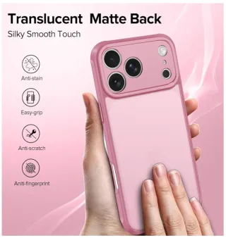 Funda iPhone 17 Pro Max Rosa Mate