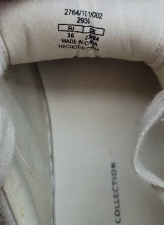 Deportivas beige y marrón