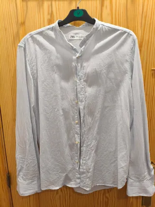 Camisa Zara Hombre Manga Larga Talla M