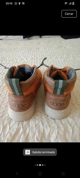 Botines Hey Dude Camel