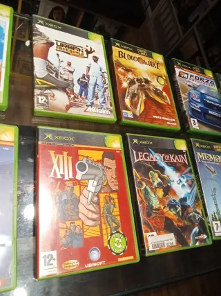 Lote Xbox Clásica + 10 Juegos + 2 Mandos