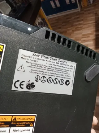 Lote Xbox Clásica + 10 Juegos + 2 Mandos