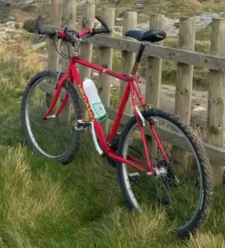 Bicicleta de Montaña Roja Adulto