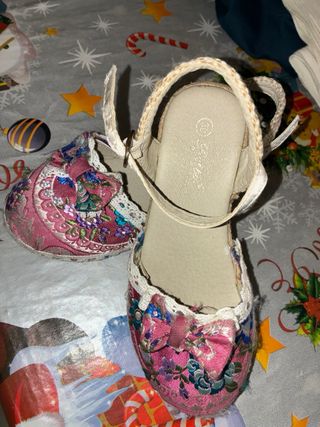 Traje de Fallera Niña rosa