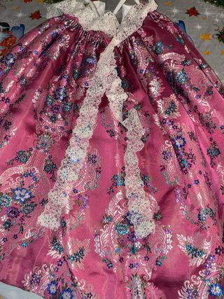 Traje de Fallera Niña rosa