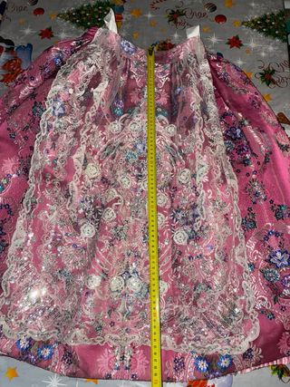 Traje de Fallera Niña rosa