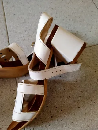 Sandalias de piel mujer sin estrenar