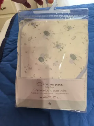 Capa de baño bebé Cotton Juice NUEVA