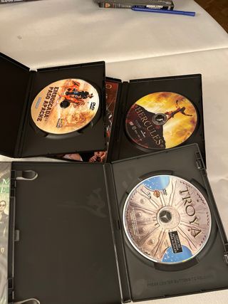 Lote 4 Películas DVD: Hércules, Troya, Matrix, Apa