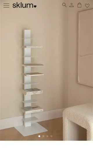 Estantería Sklum Blanca Metálica