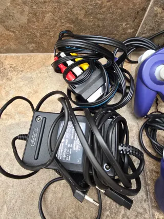 Nintendo GameCube Morado Completo