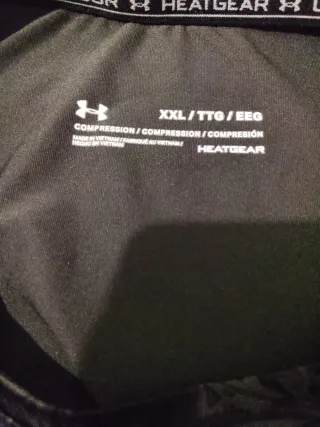 Camiseta Under Armour Talla xxL Negra