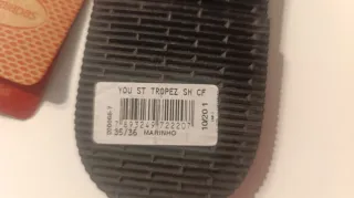 Chanclas Havaianas St Tropez Azul Talla 37 EU