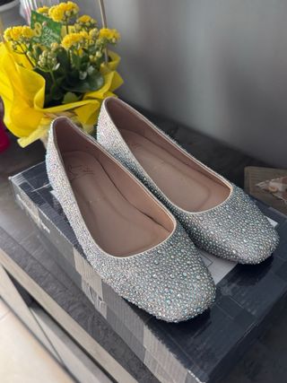 Ballerine Christian Louboutin Strass Tg 38