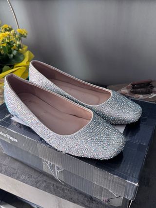 Ballerine Christian Louboutin Strass Tg 38