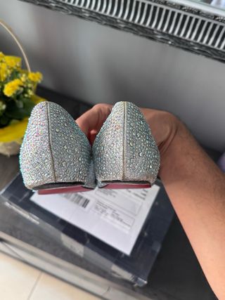 Ballerine Christian Louboutin Strass Tg 38