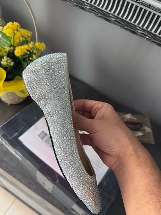 Ballerine Christian Louboutin Strass Tg 38