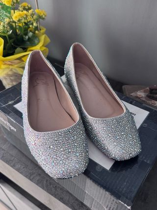 Ballerine Christian Louboutin Strass Tg 38