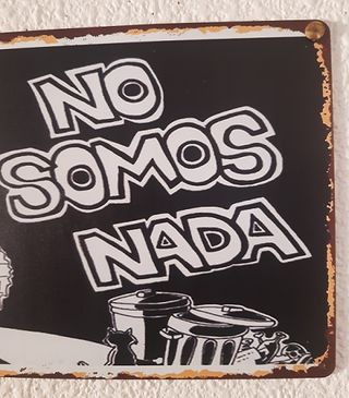Póster Metal de La Polla Records "No Somos Nada"