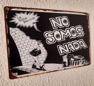Póster Metal de La Polla Records "No Somos Nada"