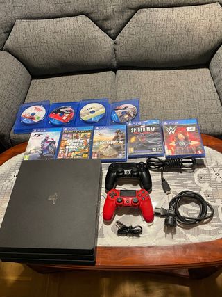 PS4 PRO 1TB + Videojuegos
