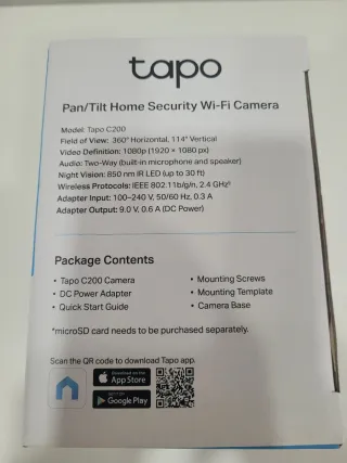 Cámara de seguridad Tapo