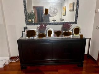 Mesa comedor madera maciza extensible