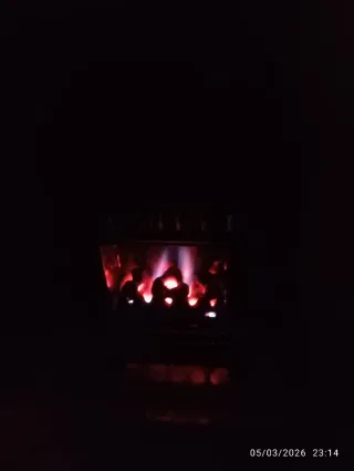 Estufa Orbegozo HBF 95 llama azul con