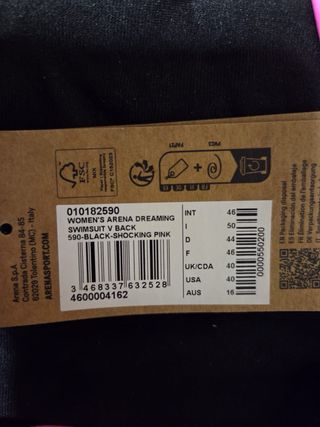 Bañador Arena Mujer Nuevo Talla 46