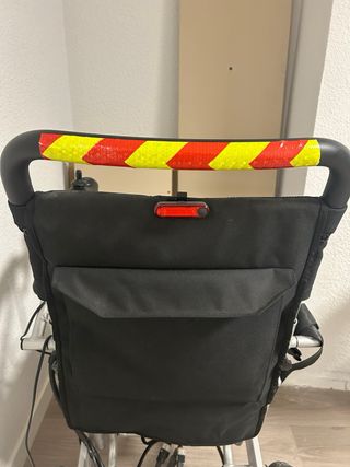 Silla de ruedas eléctrica.