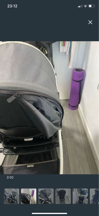 Silla de paseo y capazo con colchón