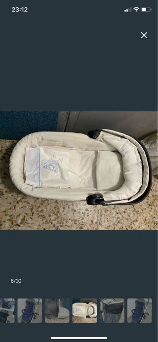 Silla de paseo y capazo con colchón
