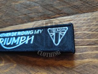 Portachiavi Triumph I'd Rather Be Riding