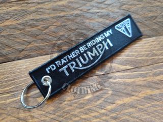 Portachiavi Triumph I'd Rather Be Riding