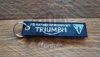 Portachiavi Triumph I'd Rather Be Riding