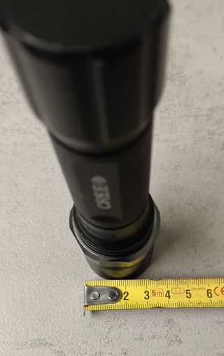 Torcia tattica con batteria 18650 airsoft softair