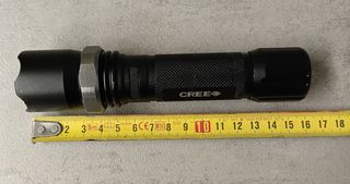 Torcia tattica con batteria 18650 airsoft softair