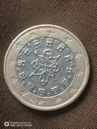 Moneda 1 Euro Portugal 2002