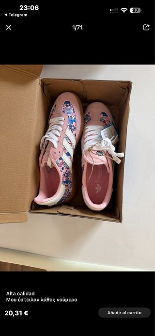 Adidas x Liberty London Zapatillas Rosa Floral