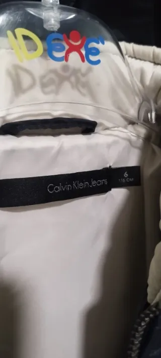 Giubbotto Calvin Klein bambino blu