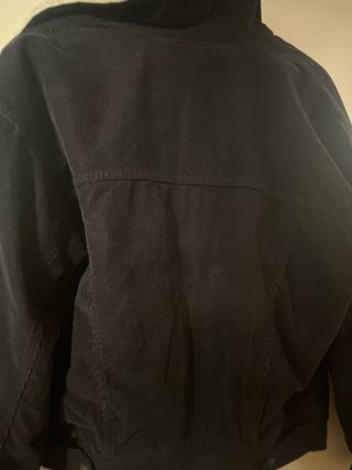 Cazadora mujer Levi's negra borreguillo talla M