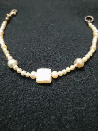 Pulsera de perlas cultivadas