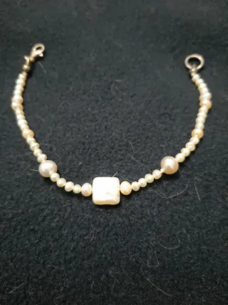 Pulsera de perlas cultivadas