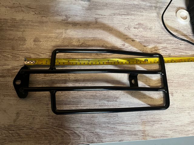 Parrilla Portaequipajes Harley Sportster Negra