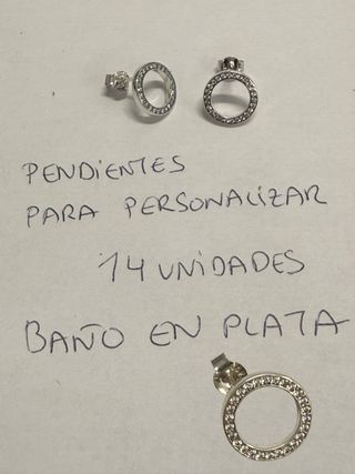 Joyas en baño de plata con opcion de personalizar